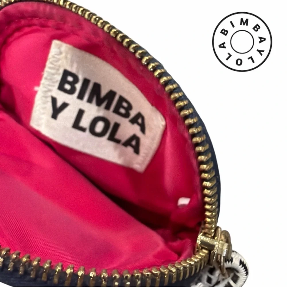 Bimba‎ Y Lola Hot Pink Zip Change Purse